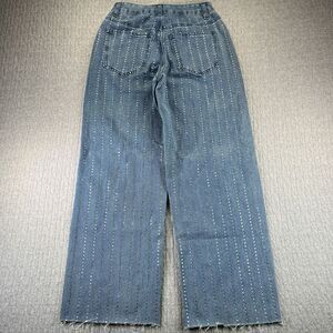 Baggy Wide‎ Leg Beaded Women's (25) forever 21 vintage rhinestone gems pants